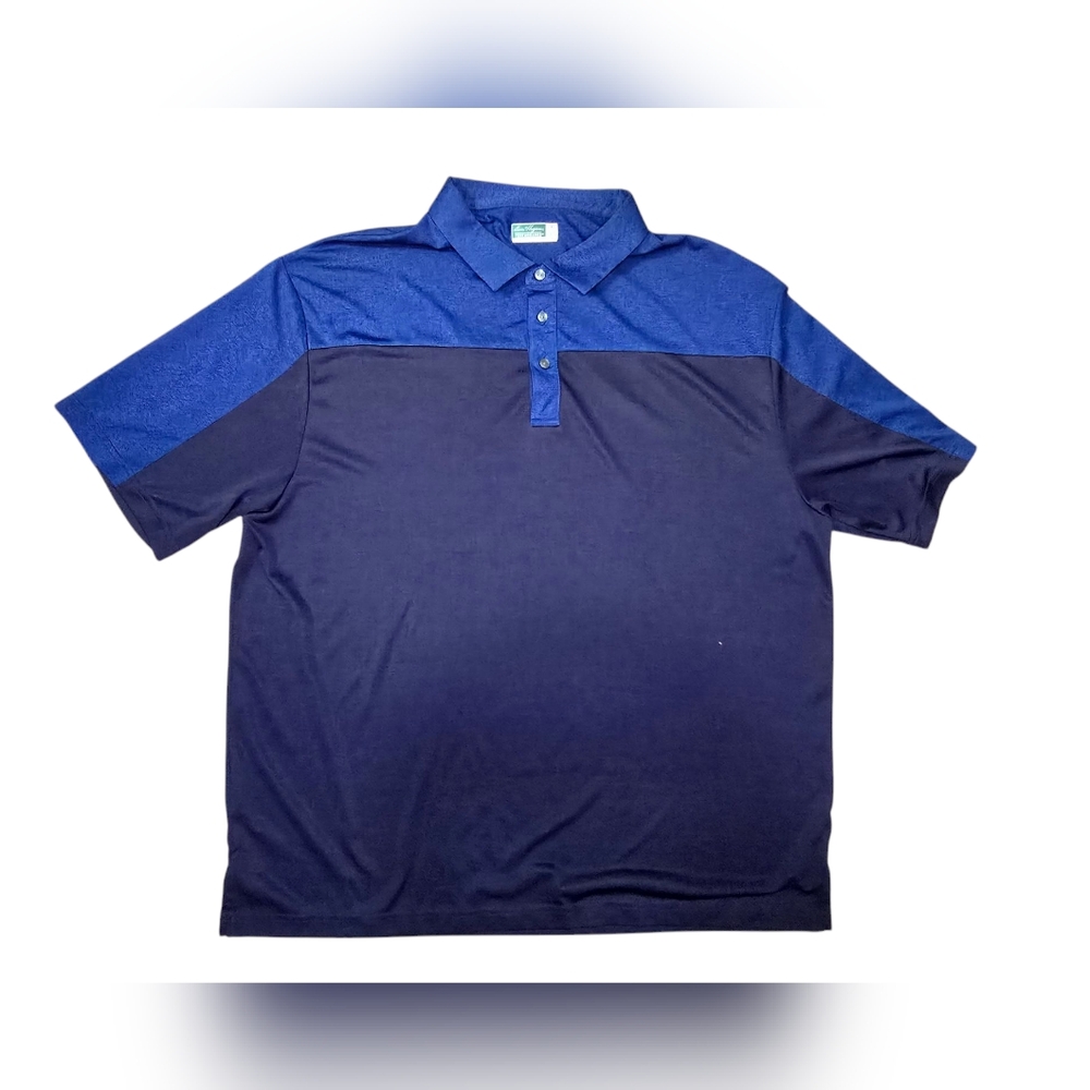 Ben Hogan Golf Polo Shirt Men's 2XL Performance Polyester Block Color Pre-Owned